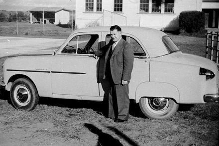 Stan Holmes,  Principal of Carnarvon School.