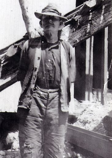 Robert Mechen at work at Cooks Mill