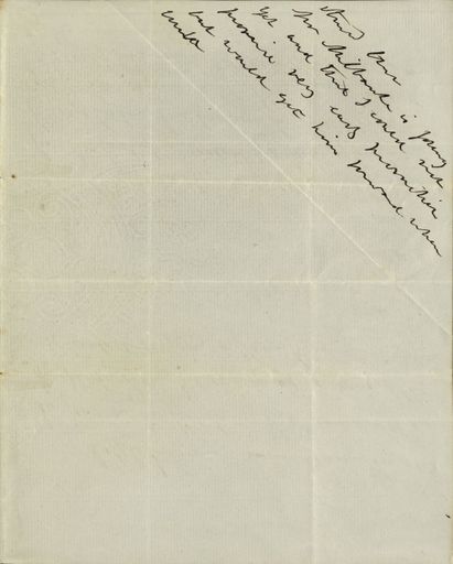 Page 2: Letter relating to midshipman Ralph Milbank, from Lord Melbourne