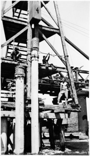 Construction of second Fitzherbert Bridge
