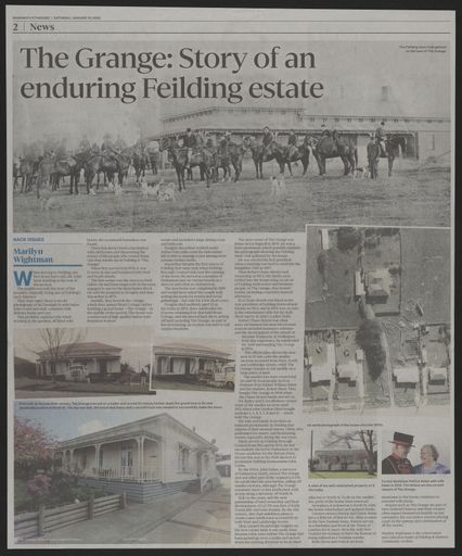 Back Issues: The Grange: Story of an enduring Feilding Estate - Resource cover image