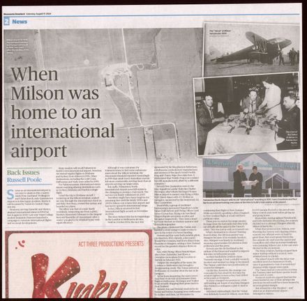 Back Issues:  When Milson was home to an international airport - Resource cover image