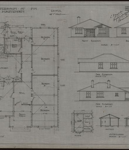 Plans for a House in Ferguson Street