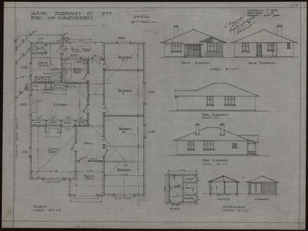 Plans for a House in Ferguson Street