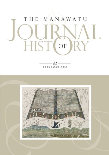 The Manawatu Journal of History: Issue 1