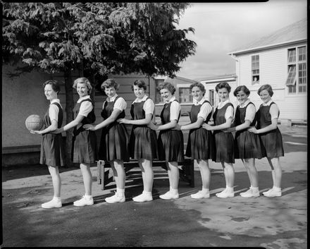 Netball Team, Palmerston North Technical High School - Resource cover image
