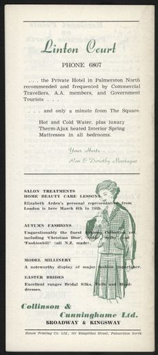 Visitors Guide Palmerston North and Feilding: March 1961 - 13
