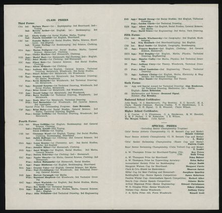 Queen Elizabeth College Prize Giving Ceremony Booklet 2