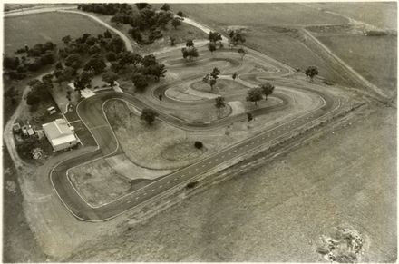 Aerial view of Manawatu Karting Club Track