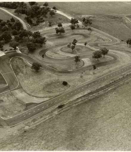 Aerial view of Manawatu Karting Club Track