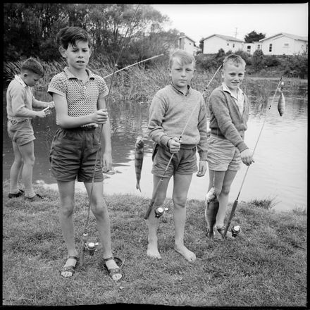 "Getting In Some Practice" Fishing Competition