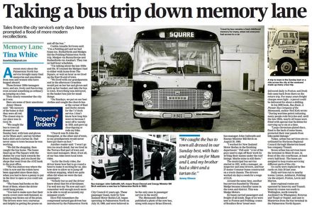 Memory Lane - "Taking a bus trip down memory lane"