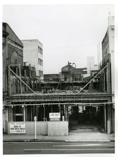 Construction of 18 Rangitikei Street - Bank of New South Wales