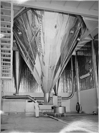 Large funnel at the Longburn Dairy Factory