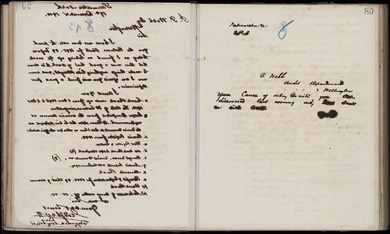 Outwards Correspondence of the Palmerston North Cemetery Trustees, 1898 -1902 107