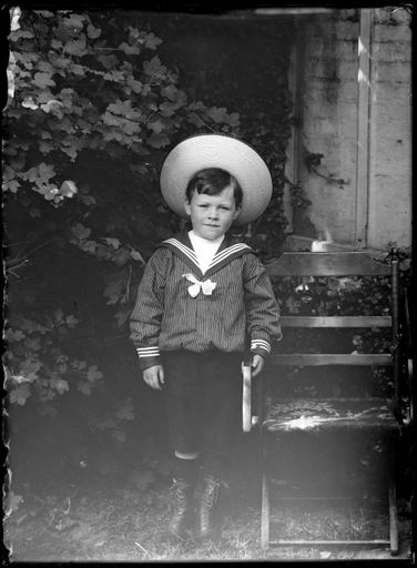 Unknown Boy in Sailor Suit