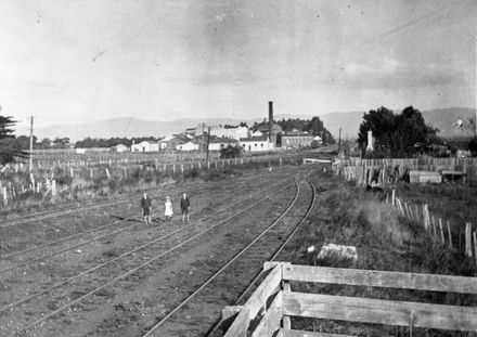 Railway lines at Longburn