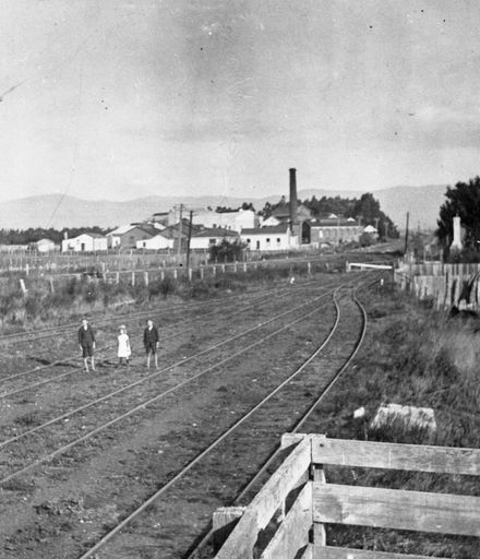 Railway lines at Longburn