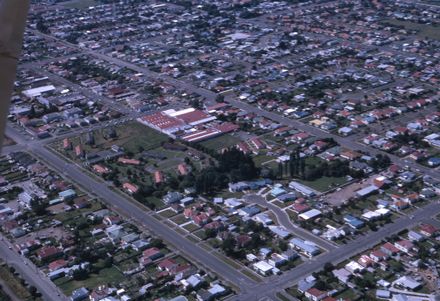 Aerial view of Church Street, Fergusson Street and Stonehaven Crescent