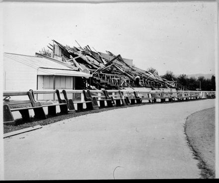 Damaged Grandstand, Sportsground