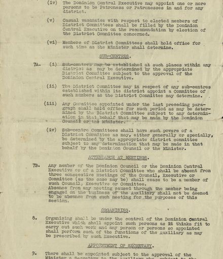 Women's War Service Auxiliary Constitution document Page 3