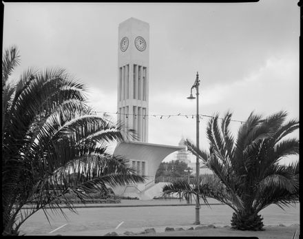 "Clock tower, The Square after construction"