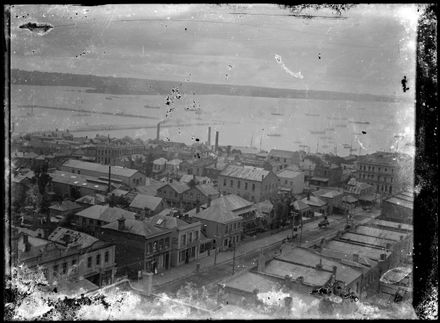 View of Hobson Street and Auckland Harbour - Resource cover image