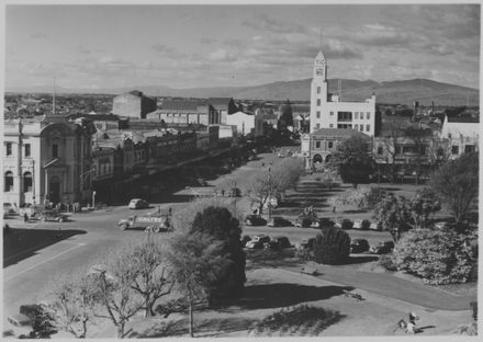A View of The Square and Broadway Avenue from the top of DIC