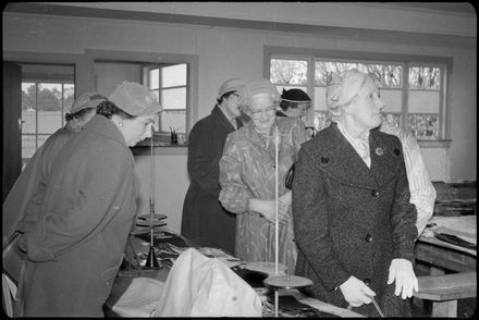 Newbury C.W.I visit Robert Embroidery