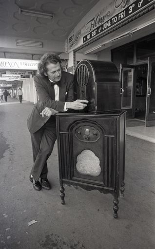 Valmond Page outside Regent Theatre