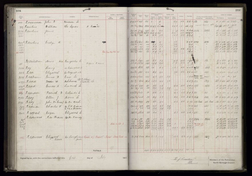 Rate book, 1917-1918 - 2021Pa_PNCC2-23-2-V25_034395-0114