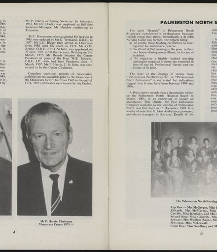 History of the St John Ambulance Association Manawatu, 1900-1975 4