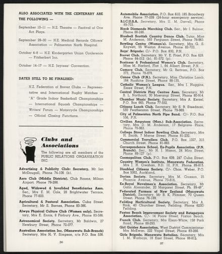 PRO Visitors Guide: Circa 1970's - 22