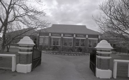 Central Normal Primary School Reunion - School frontage in 1973