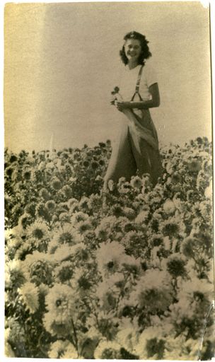Joan Klee in a field of flowers - Resource cover image