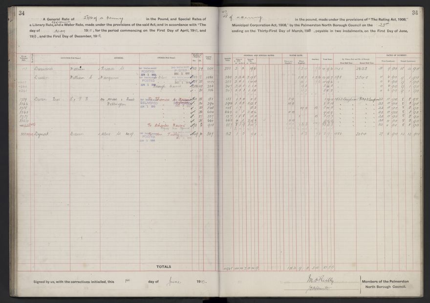 Rate book, 1910-1911 - 2021Pa_PNCC2-23-2-V18_033999-0037