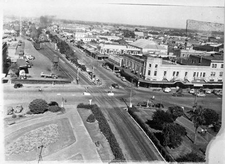 Looking Towards Main Street West and Railway Station, from The Square
