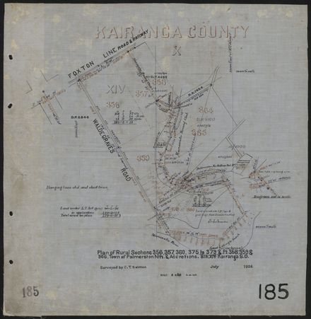 Survey Plans (subdivisions) 1902 - 1939