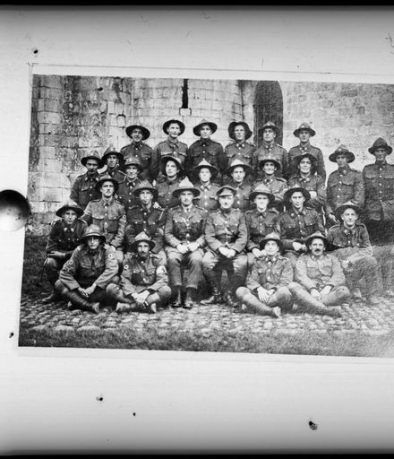 "Members of N.Z. Medical Corps in Camp at Awapuni"