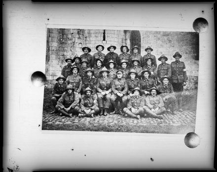 "Members of N.Z. Medical Corps in Camp at Awapuni"
