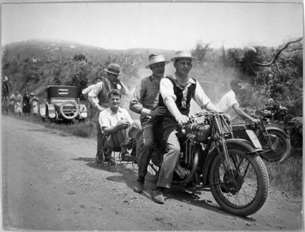 A Motorcycle Race near Palmerston North