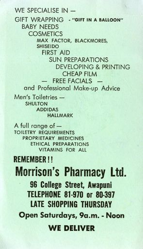 Morrisons Pharmacy notepad