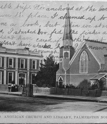 Page 1: Palmerston North Public Library and All Saints Church, Church Street