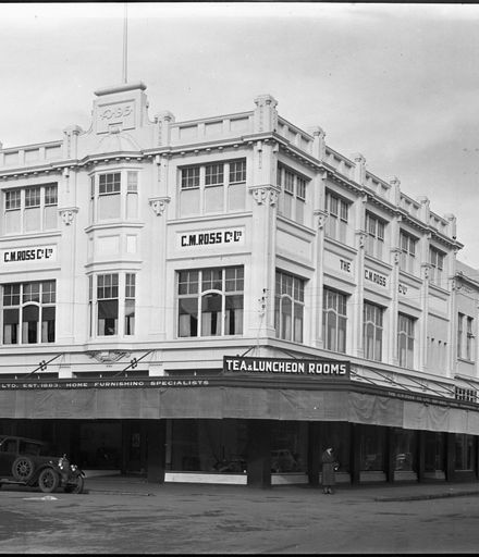 C M Ross department store, corner of George Street and Coleman Mall