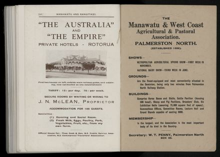 Bradbury's Illustrated Series No. XI. Manawatu and Rangitikei Districts 127