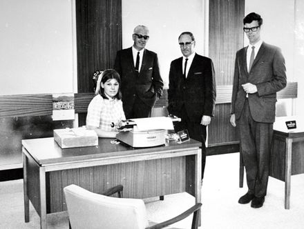 Opening of Northern Building Society, Palmerston North