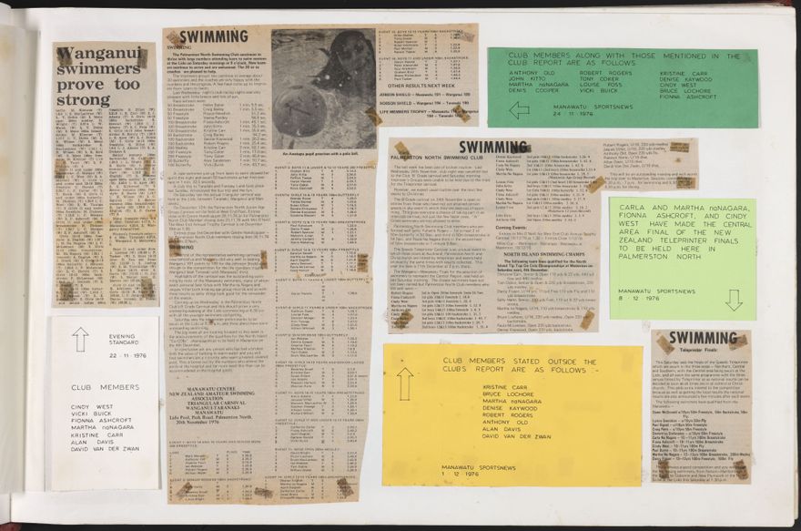 PN Amateur Swimming Club archive book