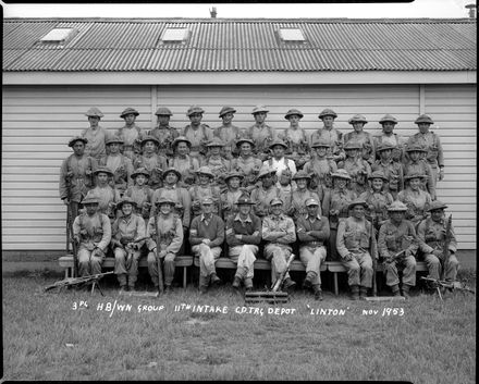 3rd Platoon, HB/WN Group, 11th Intake, Central District Training Depot, Linton