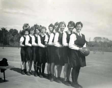 Palmerston North Girls High School basketball team