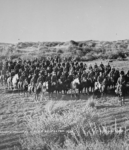 Manawatu Mounted Rifles at Foxton
